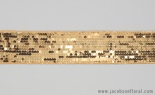  #100 Sequin Ribbon Gold