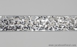  #100 Sequin Ribbon Silve