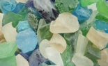  1lb Bag Beach Sea Glass Assorted