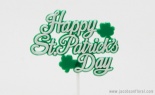 HAPPY ST PATS SHAMROCK