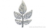  Silver Rose Leaf