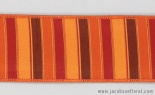  #40 Dupion Stripes Orang