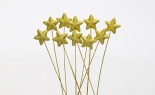  50MM GLIT STAR GOLD