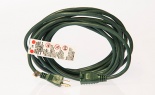  18' Outdoor Extension Cord Green