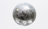  110mm Ball Orn W Glit Silver