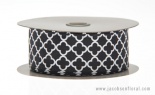  #9 Black White Satin L