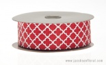  #9 Red Satin Lattice