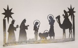  Metal Silver Nativity