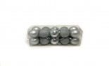  40mm Plastic Silver Ball